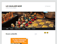 Tablet Screenshot of cavaliernoir-arras.fr